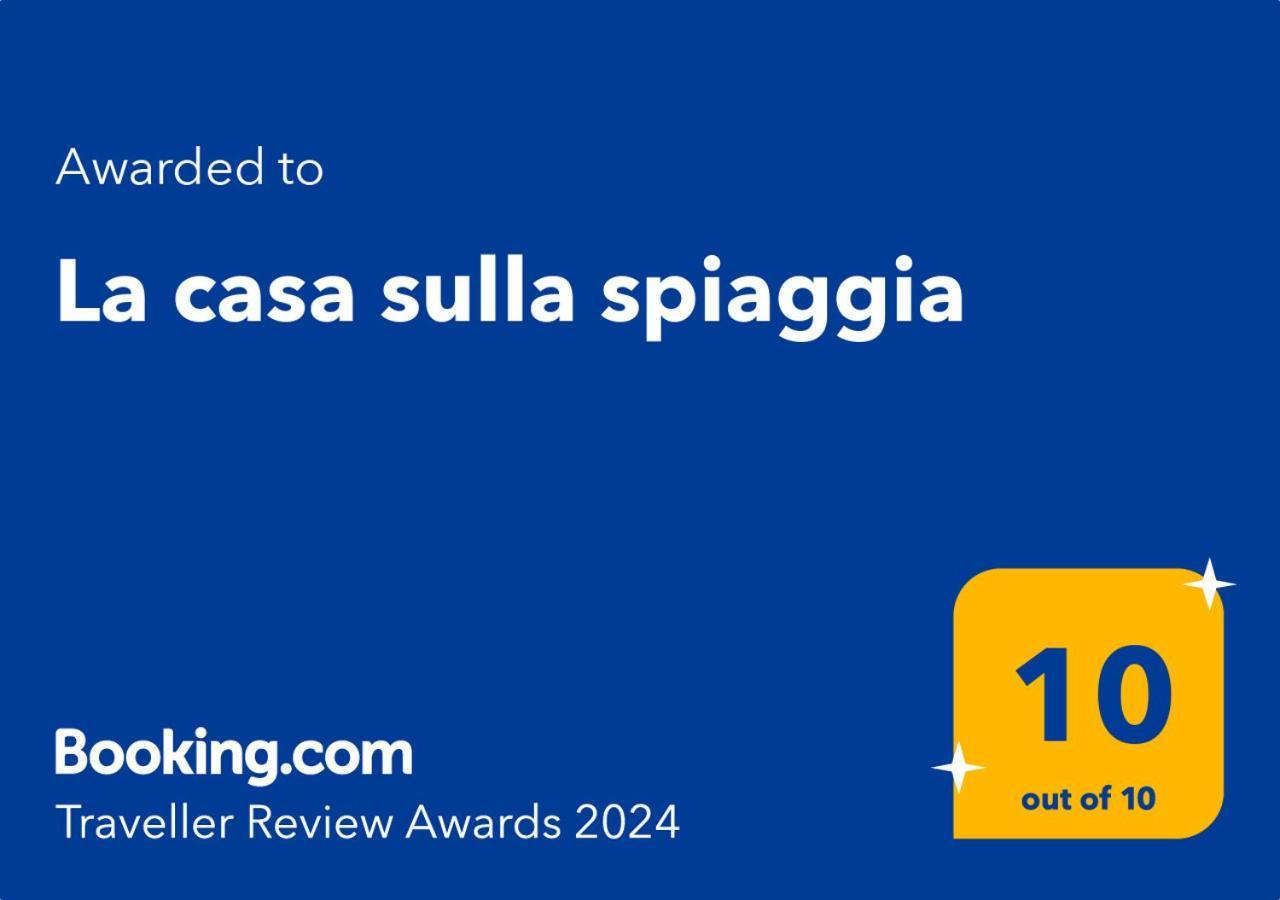 발레스트라테 La Casa Sulla Spiaggia 빌라 외부 사진